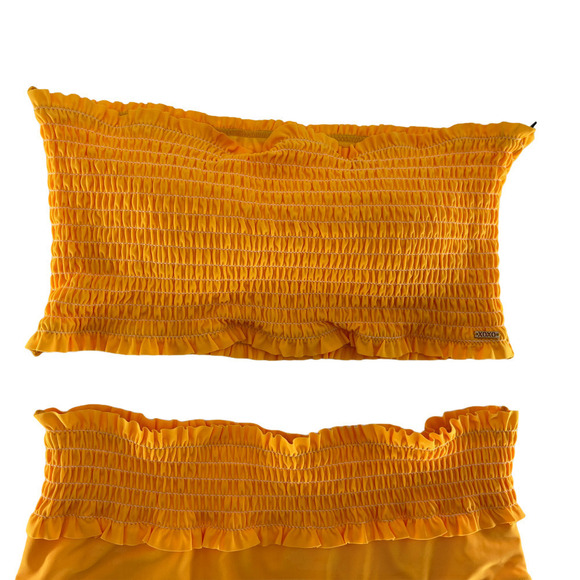 XOXO Smocked Bandeau Bikini Size M - Picture 2 of 5